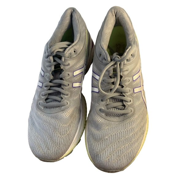 Asics Womens Gel Nimbus 22 Gray Comfort Athletic Sneaker Shoes Size US 10 - Picture 10 of 11